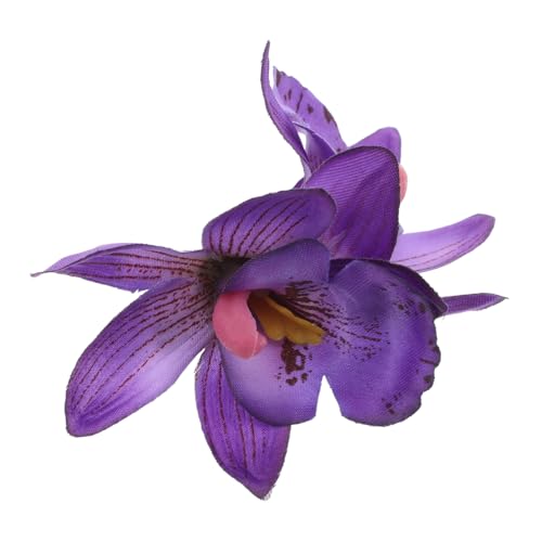 Beaupretty Violette Orchideen Haarklammer für Damen Eleganter Blumen Haarschmuck für Hochzeit Brautjungfern und Festliche Anlässe Einfach Anzubringen Einzigartiges Design für Besondere von Beaupretty