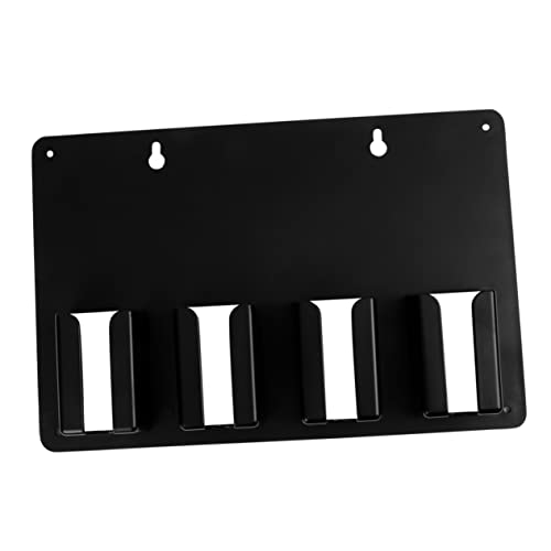 Beaupretty Wandmontierter Haarschneider Halter Praktischer Aufbewahrungsregal Für Friseurwerkzeuge Fön Scheren Und Kämme Vielseitiger Organizer in Schwarz Platzsparend Und Wandmontage von Beaupretty