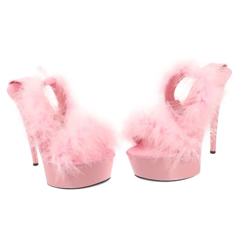 Beaupretty Wasserdichte Damen Sandalen mit Hohem Absatz und Dünnem Absatz Modische Plateau Sommerschuhe in Rutschfest und für Freizeit und Party Zufällige Farbe Beaupretty Wasserdichte Damen Sandalen mit Hohem Absatz und Dünnem Absatz Modische Plateau Sommerschuhe in Rutschfest und für Freizeit und Party Zufällige Farbe von Beaupretty