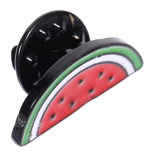 Beaupretty Wassermelonen brosche aus Langlebiger Legierung Leichter Anstecker für Frauen Verspielter Cardigan Kragenclip Modisches Geschenk für Mädchen Kreatives Accessoire für Kleidung von Beaupretty