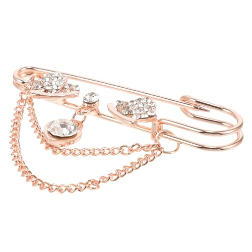 Beaupretty Wasserstrahlbesetzte Brosche Damen Strickjackenclip Eleganter Cardigan Verschluss mit Kleidern Schalclips für Vielseitigen Modeschmuck von Beaupretty