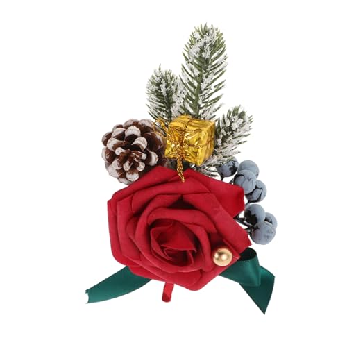 Beaupretty Weihnachtliche Damenbrosche Anstecknadel mit Eleganter Stilvoller Schmuck für Pullover Blusen Jacken Vielseitiges Accessoire für Festliche Outfits und Geschenkideen von Beaupretty