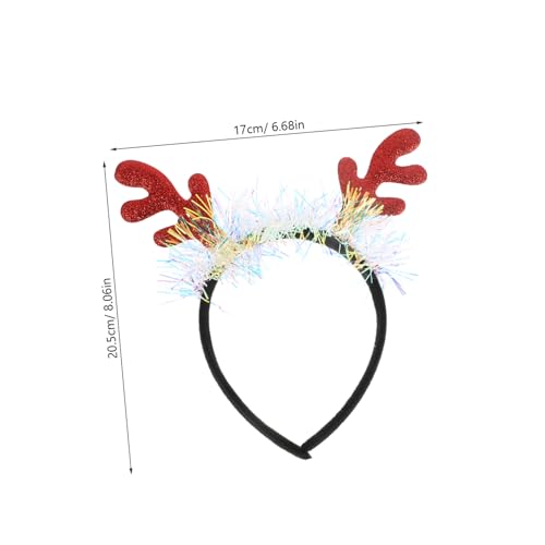 Beaupretty Weihnachtliches Rentier-geweih Haarreif aus Langlebigem und Pet Festlicher Haarschmuck für Teenager und Damen Vielseitig Kombinierbar zu Weihnachts Neujahrsfeiern Modisches von Beaupretty