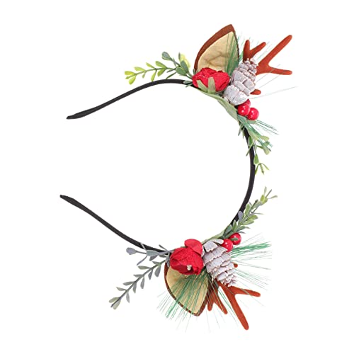 Beaupretty Weihnachts Haarreif mit Rentier Geweih Dekorativer Kopfschmuck für Xmas Partys Stilvolles Haaraccessoire aus Hochwertigem für Kostümpartys und Familienfeiern von Beaupretty