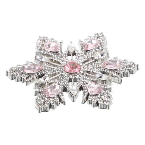 Beaupretty Weihnachts Schneeflocken Brosche Schnee Brosche Frostige Anstecknadel Schneeflocken Anstecker Dekorative Anstecknadel von Beaupretty