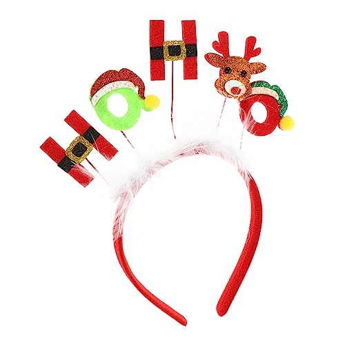 Beaupretty Weihnachts-Stirnband Für Party Weihnachts-Stirnband Für Haarschmuck Weihnachts-Stirnband Für Party-Girls Weihnachts-Stirnband Für Stirnband Kranz Dekoartikel Aus Kunststoff von Beaupretty