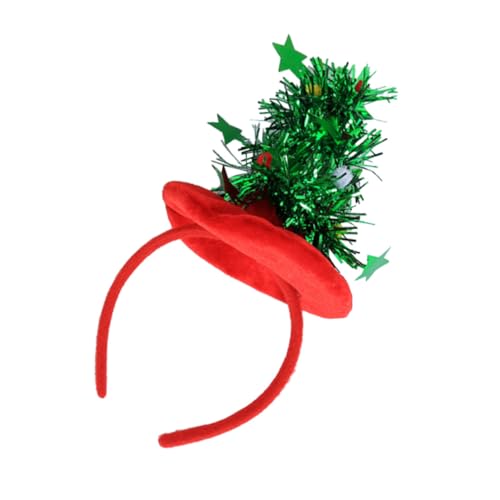 Beaupretty Weihnachtsneuheit Kopfbedeckung Weihnachtshaarband Weihnachtskopfschmuck Kinder Weihnachtsbaum-stirnbänder Weihnachtsstirnband Selber Machen Elfenhut Weihnachtsmütze Abschlussball von Beaupretty