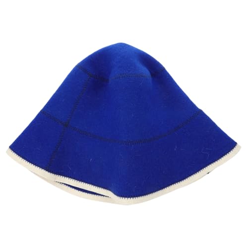 Beaupretty Wiederverwendbarer Saunahut aus Absorbierendem Wollfilz Temperaturbeständig Komfortable Saunakappe für Männer und Frauen Leichter Haushalts Badekappen Ersatz für Saunagänger und von Beaupretty