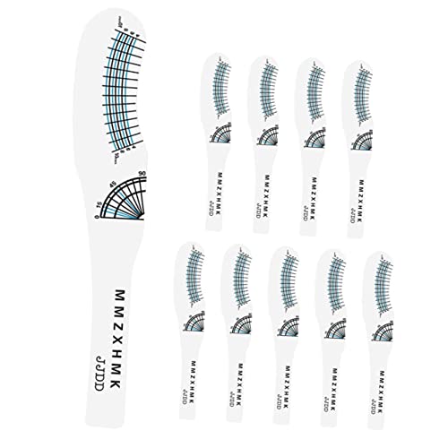 Beaupretty Wimpern Messlineal 10 Stück Präzises Wimpernmesswerkzeug Aus Papier Wimpernlängenmessung Für Heimgebrauch Und Wimpernstudios Kompakt Und Leicht Für Reisen Wiederverwendbar Und von Beaupretty