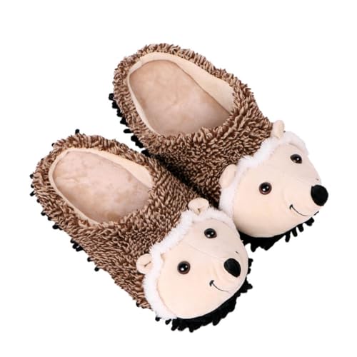 Beaupretty Winter Damen Hausschuhe Plüsch Igel Design Kuschelig Warm Innen Slipper Gemütlich Für Zuhause Braun Beaupretty Winter Damen Hausschuhe Plüsch Igel Design Kuschelig Warm Innen Slipper Gemütlich Für Zuhause Braun von Beaupretty