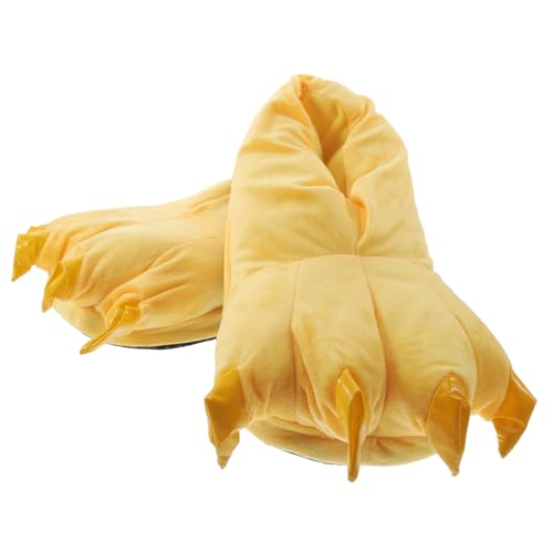 Beaupretty Winter Hausschuhe Plüsch Claw Slippers Komfortable Indoor Schuhe Cartoon Form Weiche Warme Pantoffeln für Damen Herren Erwachsene von Beaupretty