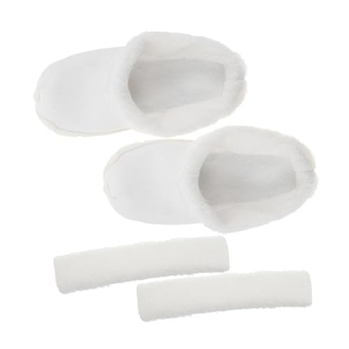 Beaupretty Winterliche Waschbare Hausschuh einlagen aus Dickem Weichem Plüsch baumwollfutter Abnehmbare Flauschige Schuhsohlen für Damen für Warme Komfortable Schuhe und Clogs von Beaupretty