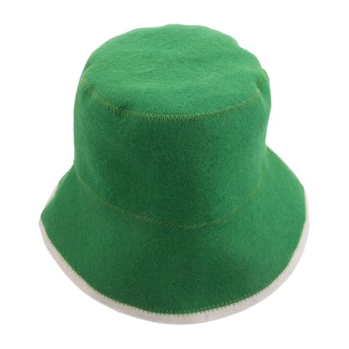 Beaupretty Wollfilz Sauna Hut für Damen und Herren Dicke Atmungsaktive Schnell Trocknende Saunakappe Hitzebeständig Schützend gegen Haarschäden Geeignet für Dampfbad Spa und Sauna von Beaupretty