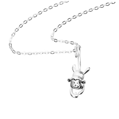 Beaupretty Zarte Damen Halskette mit Affenanhänger aus Robustem Kupfer Leicht und Hautfreundlich Modischer Halsschmuck für Alltag und Party für Frauen und Mädchen von Beaupretty