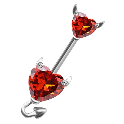 Beaupretty Zircon Bauchnabelpiercing Bauchnabelring Damen Körperschmuck Hautfreundlich Elegant Geschenkidee von Beaupretty