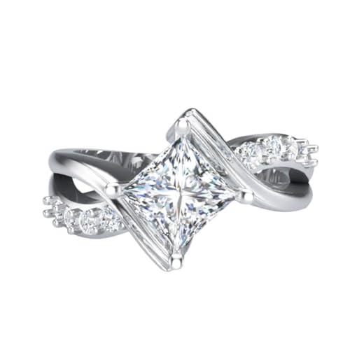 Beaupretty Zirkonring Unisex Eleganter Fingerring für Damen Herren Stilvolle Fingerdekoration für Verschiedene Anlässe Perfektes für Freunde Familie von Beaupretty