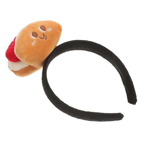 Beaupretty Zubehör Kostüm Cosplay Zubehör Cartoon Hot Dog Kopfschmuck Cartoon Kopfschmuck Spaß Stirnband Halloween Stirnband Hot Dog Cosplay Stirnband Hot Dogs Stirnbänder Bild Pommes Stoff von Beaupretty