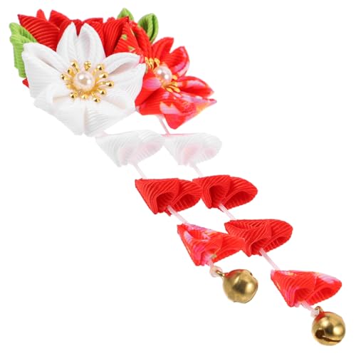 Beaupretty blumendeko blumenschmuck japanischer Haarschmuck Haarspangen mit Quaste Raumzubehör Badezimmerdekorationen Haarspangen für damen Hochzeitshaarspangen für Bräute Spaziergang von Beaupretty