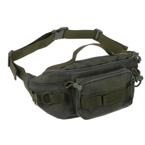 Beaupretty wasserdichte Herren Bauchtasche mit Verstellbarem Gürtel Multifunktionale Outdoor Hüfttasche mit Mehreren Fächern Leichtes Crossbody Design für Angeln Wandern Reisen und Sport von Beaupretty