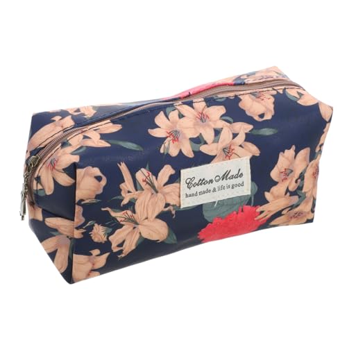 Beaupretty Make-up-Taschen wasserdichte Kosmetiktasche Mäppchen Tragbare Kosmetiktasche Make-up-Pinsel-Organizer Hautpflegetasche Clutch Aus Reisen Hohe Kapazität Lippenstift Polyester von Beaupretty