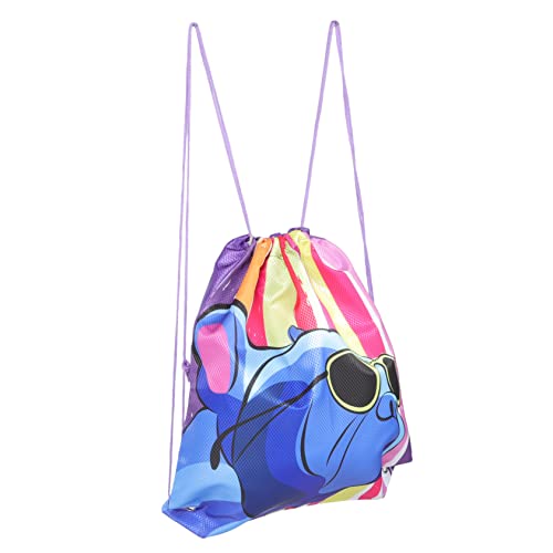 Beaupretty Junge Mädchen Schwimmtasche Mit Kordelzug Polyester Reisetasche Kleine Kleidertasche Für Strand Schwimmbad Schule Camping Und Reisen von Beaupretty