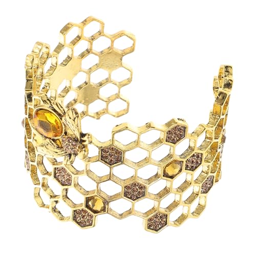 Bienenarmband Einstellbarer Offener Armreif für Frauen Kreativ zu Weihnachten oder Valentinstag von Beaupretty