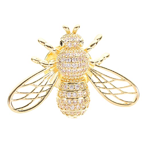 Beaupretty Bienenbrosche Vintage Anstecknadel Robustem Material für Damen Retro Kleidungsaccessoire für Schals Pullover und Hüte von Beaupretty