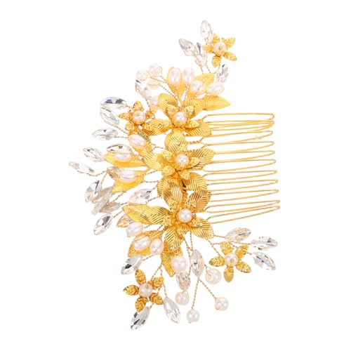 Braut Haarnadel Handgemachter Blumen Haarkamm Mit Perlen Für Frauen – Hochzeits Haarteil Für Formelle Anlässe Bräute Und Brautjungfern von Beaupretty