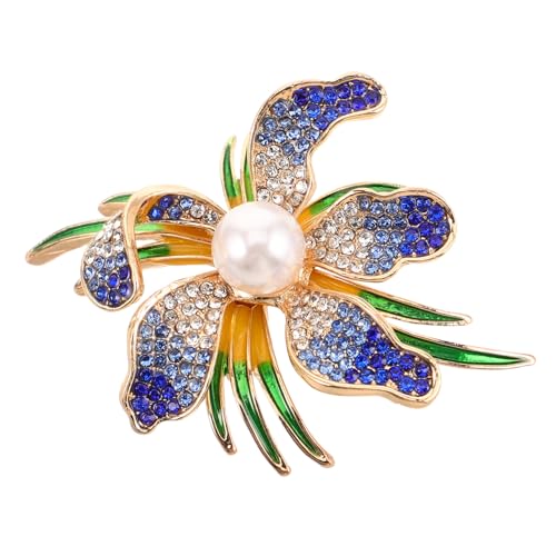 Brosche Pin für Frauen Rhinestone Künstliche Perlen Brosche für Cardigans Kleider Schals Nadel für Besondere Anlässe von Beaupretty