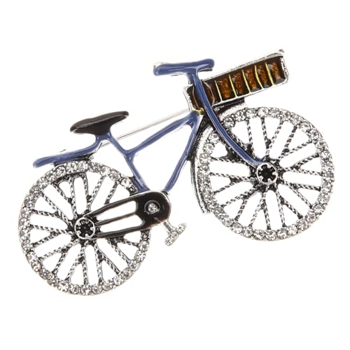 Brosche Stecknadel Fahrrad Schmuck für Frauen Vintage Brosche Accessoire für Kleidung Taschen Besondere Anlässe Perfektes für Weihnachten von Beaupretty