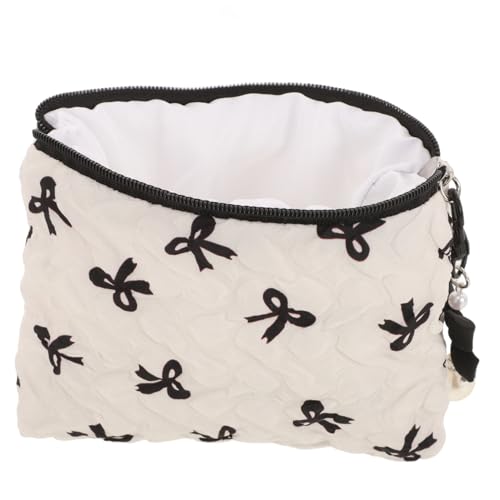 Compacte Stilvolle Kosmetiktasche mit Elegantem Schleifen Design Make Up Organizer für Reisen Toilettenartikel für Damen Compacte Stilvolle Kosmetiktasche mit Elegantem Schleifen Design Make Up Organizer für Reisen Toilettenartikel für Damen von Beaupretty