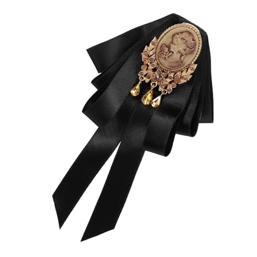 Beaupretty Dekorativer Vintage Bogen-anstecker Für Frauen Stoff-bow Tie Brosche Mit Sicherem Pin-design Vielseitig Einsetzbar Für Kleider Hemden Blusen Stilvolle Bekleidungsdekoration von Beaupretty