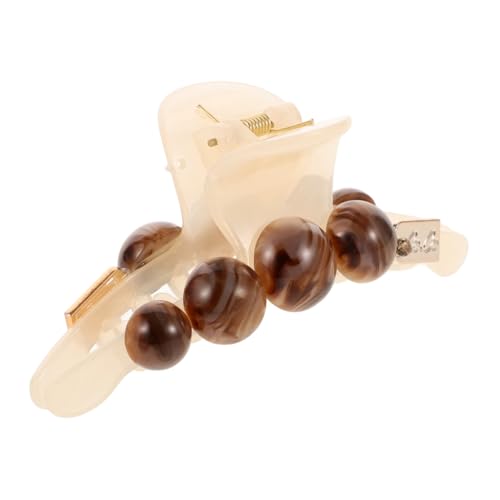 Große Haarklammer mit Perleninlay für Damen Haarspange für Hochzeiten Partys Frisurenlösung für Dickes Lockiges oder Glattes Haar von Beaupretty