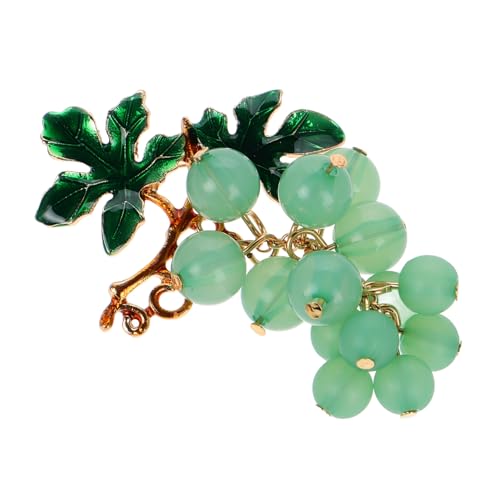 Beaupretty Emaille Trauben Brosche Mit Strass Für Damen Pullover Schal Mütze Rucksack Weihnachts Und Urlaubs Accessoire Anstecknadeln Schmuck Clip von Beaupretty