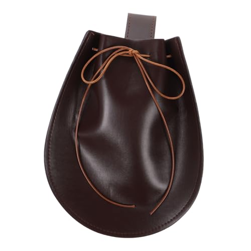 Mittelalterliche Gürteltasche PU Waist Bag im Renaissance für Männer Große Kapazität Vielseitig Einsetzbar für Cosplay LARP Historische Events Design von Beaupretty