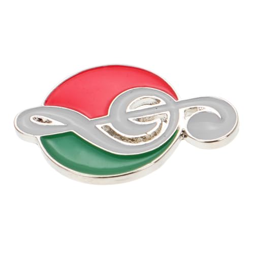 Musiknoten Brosche Legierung Kreatives Tragbares Accessoire für Jacken Schals Kleider Taschen Robustes Langlebiges Design mit Niedlichem Musiknoten von Beaupretty