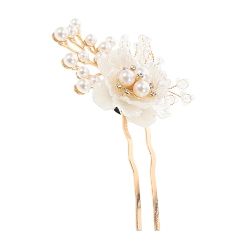 Perlen Haarspange für Frauen U Förmige Haarnadeln Eleganter Brautschmuck Stilvolle Haaraccessoires für Brautjungfern von Beaupretty