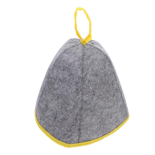 Beaupretty Saunahut Filz Bequemer Und Leichter Saunahut Für Damen Und Herren Atmungsaktive Haube Mit Wasserabsorption Für Dampfbad Und Sauna Russischer Banja Hut Schützt Vor Überhitzung von Beaupretty