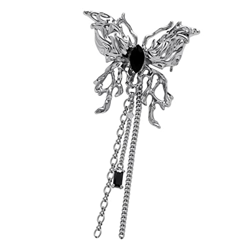 Schmetterlingsbrosche mit Quaste Stilvolle Anstecknadel für Kleidung Hüte Schals Elegantes Accessoire für Verschiedene Outfits von Beaupretty