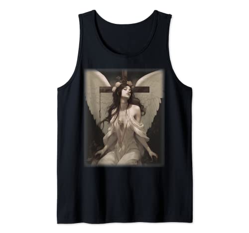 Wunderschöner Engel, Gothic, ästhetisch, himmlisch, engelhaft, Mädchen, Damen Tank Top von Beautiful Angel Aesthetic Tees and Gifts