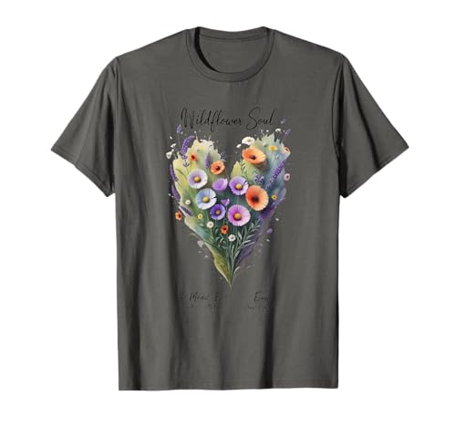 Schönes Blumenherz, lustiges Unisex-Design für Männer und Frauen T-Shirt von Beautiful Flower Heart Funny Unisex Design Tee
