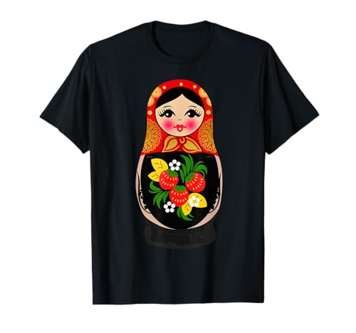 Schöne russische Matrjoschka-Puppe, Geschenke für Frauen T-Shirt von Beautiful Matryoshka Russian Nesting Doll Gifts