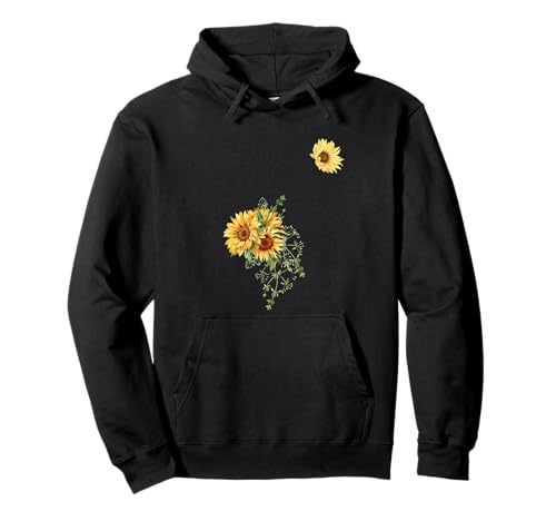 Schönes gelbes Blumen-lustiges Unisex-Design für Herren und Damen Pullover Hoodie von Beautiful Yellow Flower Funny Unisex Design Tee