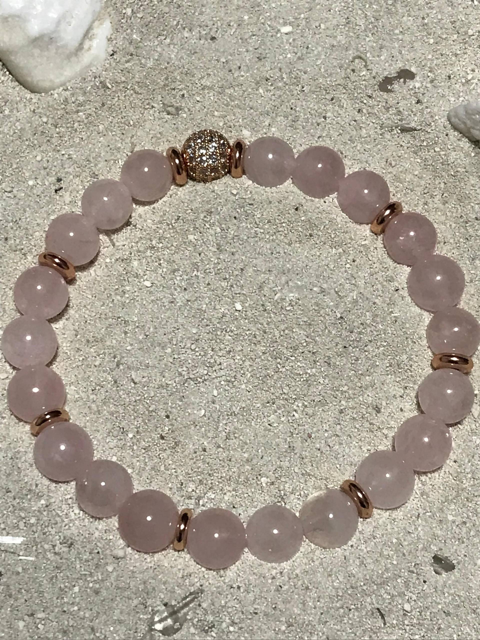 Rosenquarz Armband von BeautifulEnergyStore