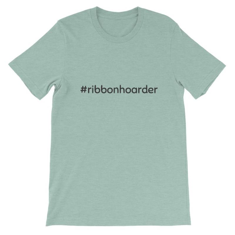 Frauen Basteln T-Shirt, #ribbonhoarder, Kranz-Shirt von BeautifulMesh