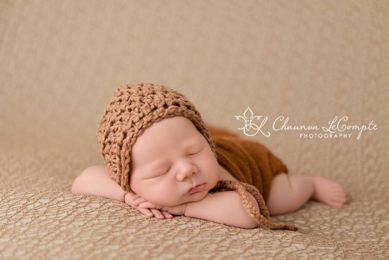 Set Baumwolle Neugeborene Baby Mütze Stretch Strick Wrap von BeautifulPhotoProps