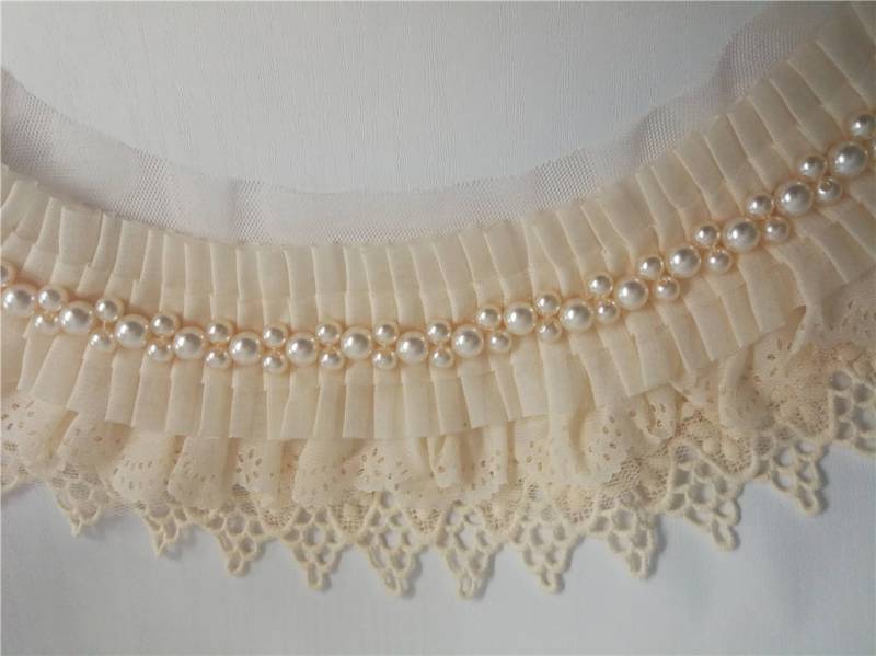 Hochzeit Kleid Spitzeapplique, Wulstige Spitze Stickerei Applikationen, Spitzenkragen von Beautifulgirldream