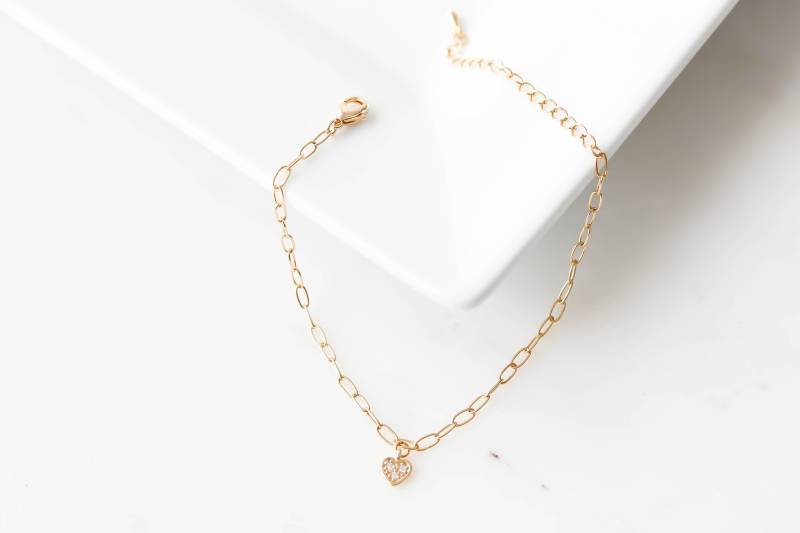 Gold Poker Bettelarmband Kasino Club Kettenglied Armband von BeautizJewelry