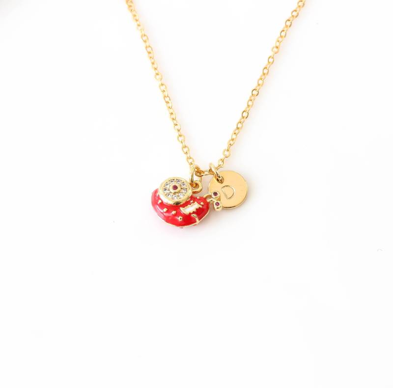 Personalisierte Schnecken Goldkette, Zierlich, Kinder Schmuck von BeautizJewelry