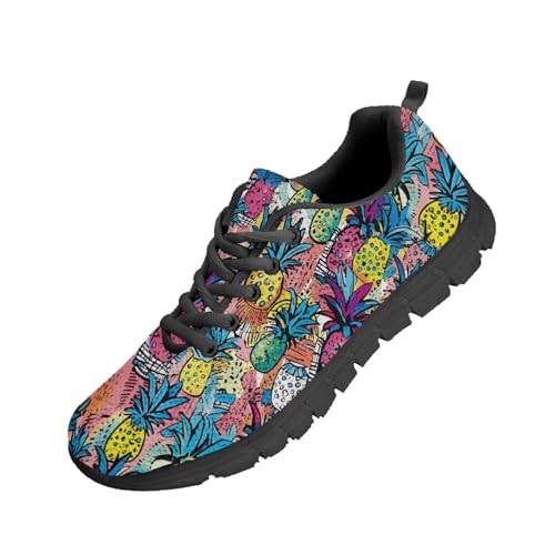 Beauty Collector Anime Pineapple Rainbow Tennis Shoes for Women Sports Fashion Sneaker Black Sole Beauty Collector Anime Pineapple Rainbow Tennis Shoes for Women Sports Fashion Sneaker Black Sole von Beauty Collector